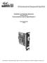 Installation and Operation Manual for Comm-Card II Communications Card for Signal Booster II