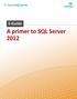 A primer to SQL Server 2012