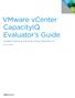 VMware vcenter CapacityIQ Evaluator s Guide