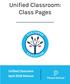 Unified Classroom: Class Pages