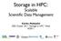 Storage in HPC: Scalable Scientific Data Management. Carlos Maltzahn IEEE Cluster 2011 Storage in HPC Panel 9/29/11