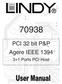 PCI 32 bit P&P Agere IEEE Ports PCI Host