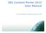 SDL Content Porter 2013 User Manual. Content Management Technologies Division of SDL