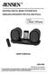 DOCKING DIGITAL MUSIC SYSTEM WITH. WIRELESS SPEAKERS FOR ipod AND iphone