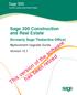 has been retired This version of the software Sage 300 Construction and Real Estate (formerly Sage Timberline Office)