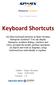 Enterprise Architect. User Guide Series. Keyboard Shortcuts