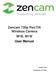 Zencam 720p Pan/Tilt Wireless Camera M1B, M1W User Manual