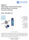 MR302-1 Fiber Optic Incremental Encoder DIN Rail Mount Controller Instruction Manual