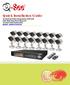 Quick Installation Guide. 16 Channel H.264 Compression DVR with (CIF) Real-Time Recording and 16 Color CCD Camera Kits