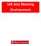 SFB Mac Meeting Environment