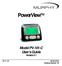 PowerView. Model PV-101-C User s Guide Version Catalog Section 78