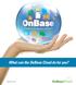 What can the OnBase Cloud do for you? lbmctech.com
