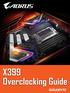 GIGABYTE X399 Guide to Overclocking AMD 2nd Gen. Ryzen Threadripper-Series Processors