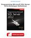 Free Downloads Programming Microsoft SQL Server 2012 (Developer Reference)