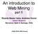 An introduction to Web Mining part II