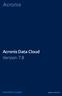 Acronis Data Cloud Version 7.8