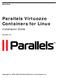 Parallels Virtuozzo Containers for Linux