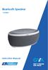 Bluetooth Speaker / GVABS09. Instruction Manual