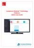 Compliance Desktop Technology Platform Admin User Guide