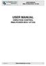 USER MANUAL VIBRATION CONTROL RMA-POWER-BOX 107/230