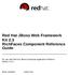 Red Hat JBoss Web Framework Kit 2.3 RichFaces Component Reference Guide. for use with Red Hat JBoss Enterprise Application Platform Edition 2.3.