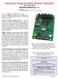 Universal Programmable Robot Controller with motor driver Hardware Manual Rev 1r1