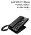 VoIP (DECT) Phone SGR-9206-S / SGR-9106-S SGR-7206-S / SGR-7106-S. QIG v1.0