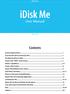 idisk Me Contents User Manual