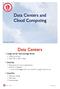 Data Centers and Cloud Computing. Data Centers
