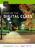 HEAD OF THE DIGITAL CLASS. University of New England s latest technological innovations usher the University into a new era IN PARTNERSHIP WITH: