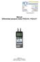 Manual Differential pressure meter PCE-910 / PCE-917