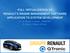 FULL VIRTUALIZATION OF RENAULT'S ENGINE MANAGEMENT SOFTWARE APPLICATION TO SYSTEM DEVELOPMENT