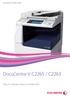 DocuCentre-V C2265 / C2263. DocuCentre-V C2265 / C2263. Easy to Operate, Easy to Collaborate