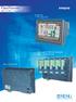 RENU. FlexiPanels. FP5070 HMI OR HMI + Pluggable I/O. Front view 7 TFT Color LCD. Back view of HMI with expansion (Up-to 5 expansions)