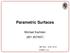 Parametric Surfaces. Michael Kazhdan ( /657) HB , FvDFH 11.2