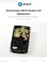 Sony Ericsson W810I Vibration Cell