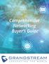 Comprehensive Networking Buyer s Guide