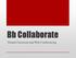 Bb Collaborate. Virtual Classroom and Web Conferencing