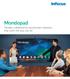 Mondopad. Flexible, collaborative touchscreen solutions that work the way you do