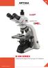 X-LED TM. available with. b-350 series. Advanced Biological Microscopes for Teachers.   27