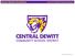 Brand Identity Guidelines. Central DeWitt School District