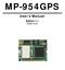 MP-954GPS. User s Manual. Edition /10/23