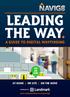 LEADING THE WAY. A GUIDE TO DIGITAL WAYFINDING AT HOME ON SITE ON THE MOVE.