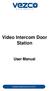 Video Intercom Door Station. User Manual