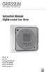 Instruction Manual Digital socket box timer