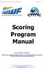 Scoring Program Manual