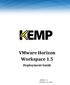 VMware Horizon Workspace. VMware Horizon Workspace 1.5. Deployment Guide