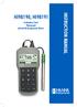 HI98190, HI Calibration Check Waterproof ph/mv/ise/temperature Meters INSTRUCTION MANUAL