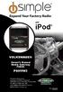 ipod Owner s Manual Expand Your Factory Radio VOLKSWAGEN Media Gateway PXAMG PGHVW2 Media Gateway add PXAMG