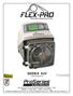 FLEX-PRO. Peristaltic Metering Pump SERIES A3V. Operating Manual. ProSeries. by Blue-White Ind.